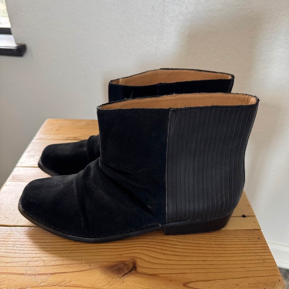 New Joe’s Black Suede Ankle Bootie 9
